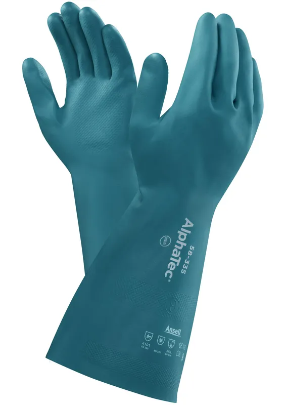 Ansell AlphaTec Aquadri 58-335 Kemskyddshandske AquaDri, nitril 8