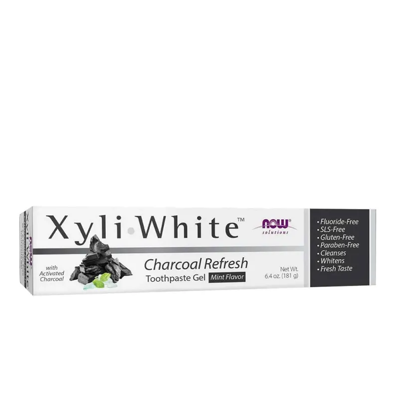 NOW – XyliWhite, Tandkrämsgel med Aktivt Kol, 181g