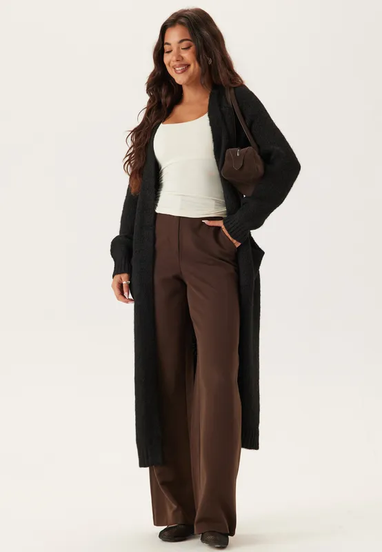 Objmilu Ls Lo Long Knit Cardig (#5010)