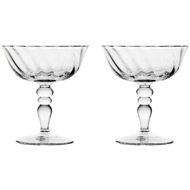 Byon Opacity italiensk champagnekupa 15 cl 2-pack Klar