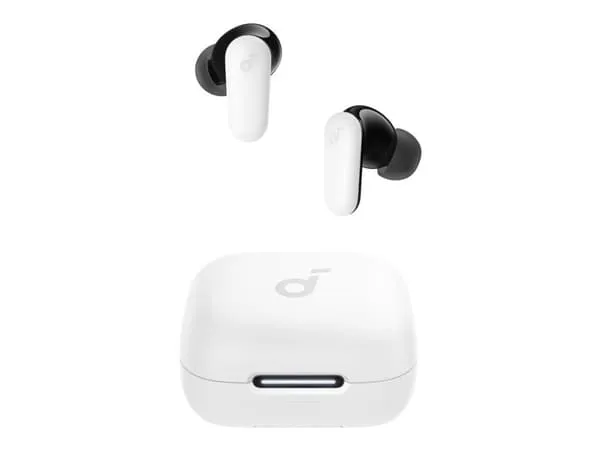 Soundcore P30i TWS-hörlurar, aktiv brusreducering, Bluetooth, vita