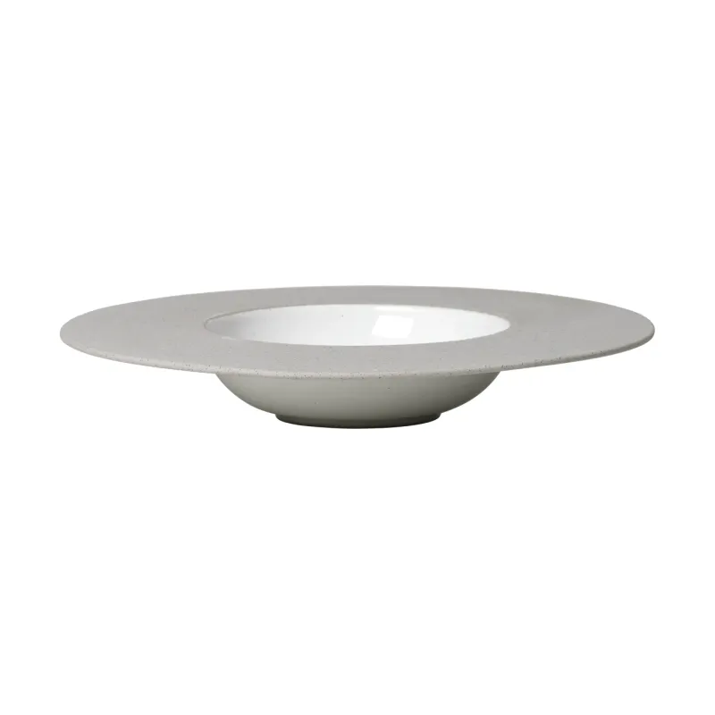 Ferm Living Sonae djup tallrik Grey-white, Ø30 cm