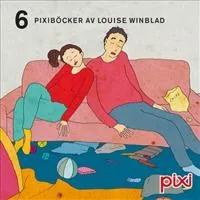 6 pixiböcker med ’Hej hej vardag’.