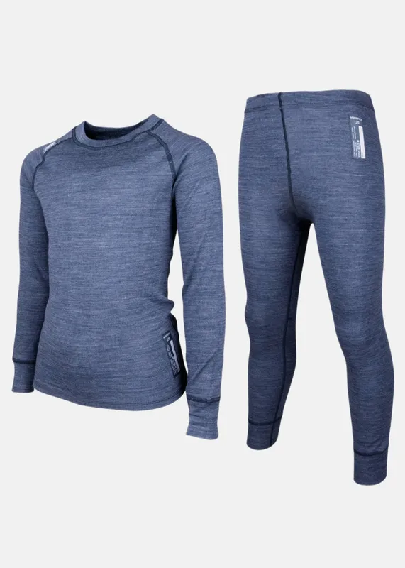 Lindberg Juniors’ Merino Set Orion Blue (#8171)