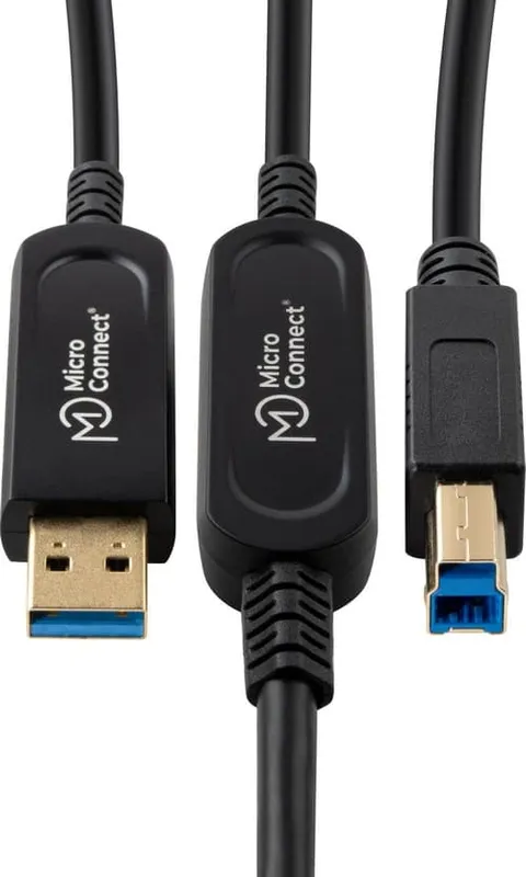 Microconnect Mc-usb3.0ab15op Usb-kablar Usb 3.2 Gen 2 (3.1 Gen 2) 15 M Usb A Usb B Svart 15m Usb-a Usb-b Svart