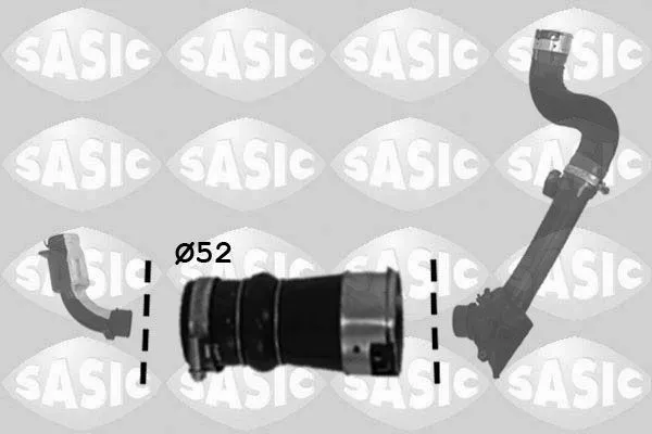 Laddluftslang SASIC 3334021