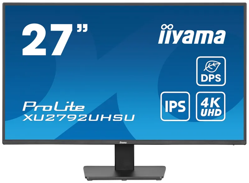 27″ iiyama ProLite XU2792UHSU-B6 - 3840×2160 - 60Hz - IPS - 15W USB-C