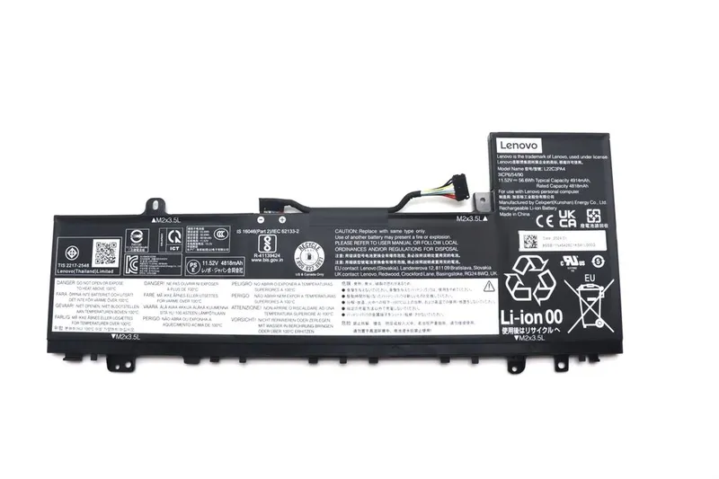 Lenovo Laptop Batteri 3C 56,6Wh 11,52V L22C3PA4 CP/C