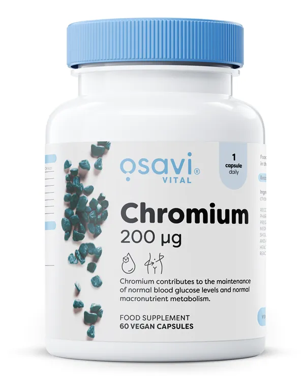 Osavi – Krom, 200 mcg, 60 vegankapslar