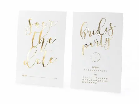 Inbjudningskort | 10-pack | ”Save the date” | Möhippa