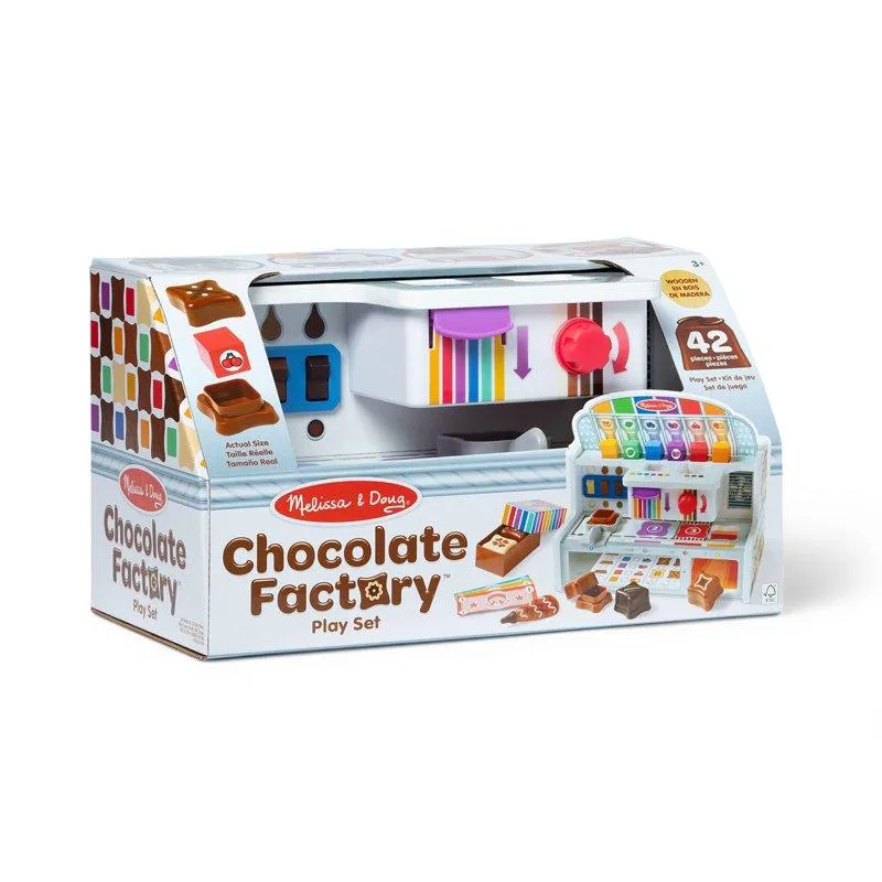 MND Leksaksset Wooden Chocolate Factory Play Set Trä