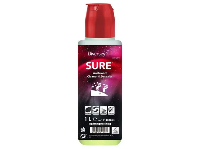 Sanitetsrengöring SURE Washroom Cleaner & Descaler 1 liter