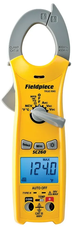 FieldPiece SC260 Tångamperemeter
