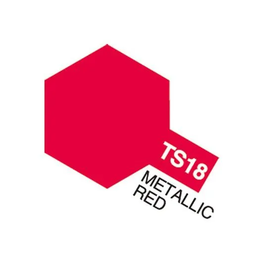 TAMIYA TS-18 Metallic Red 85018 färg, farve, väri