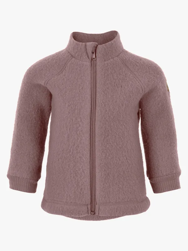 Mikk-Line Ullfleecejacka Barn, Twilight Mauve, 128