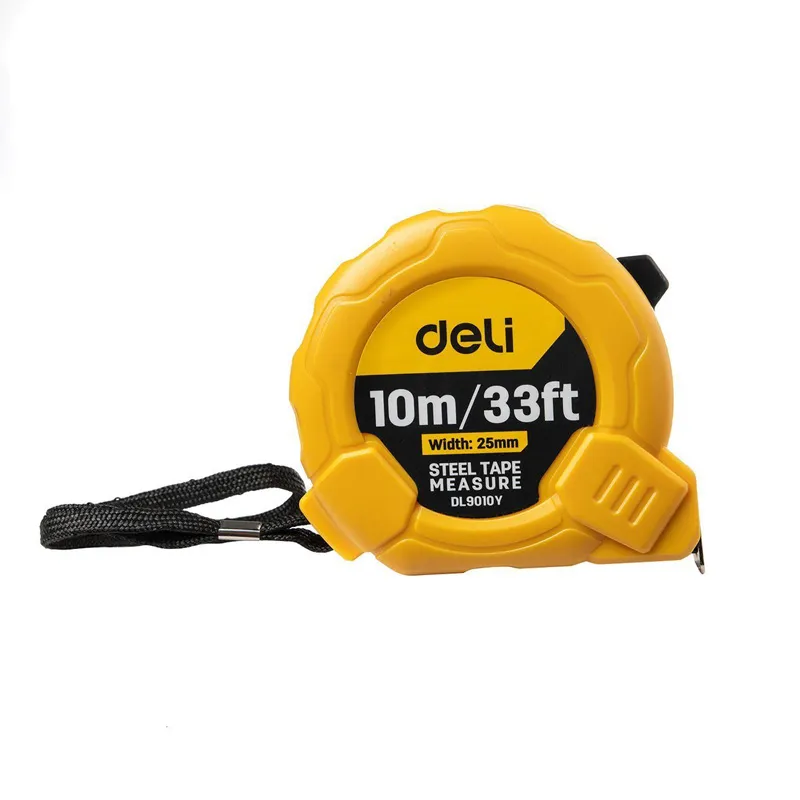 Måttband 10 m (25 mm) – gul