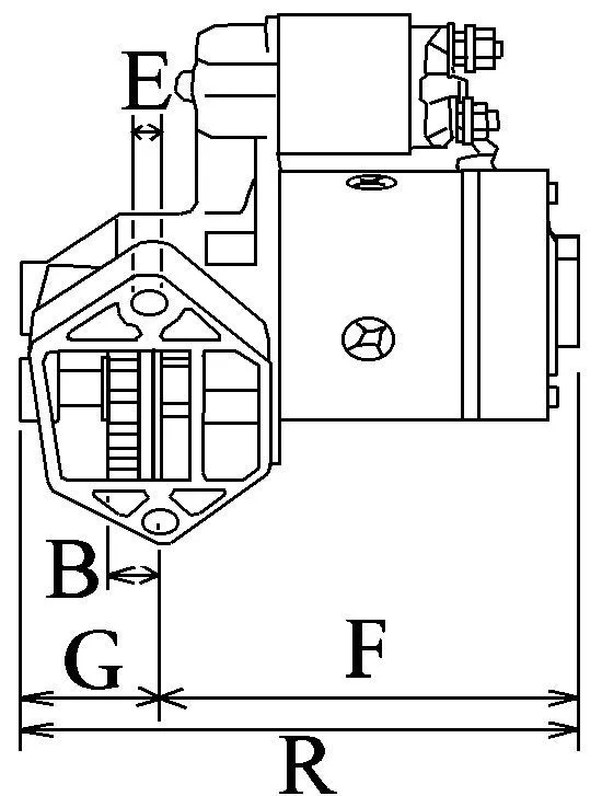 Startmotor HC-Cargo F 032 115 335
