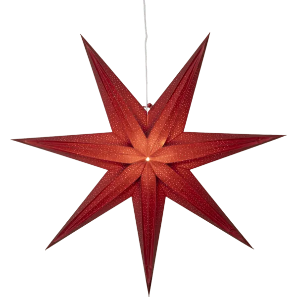 Star Trading - Holly Ø75 - Adventsstjärna - Röd