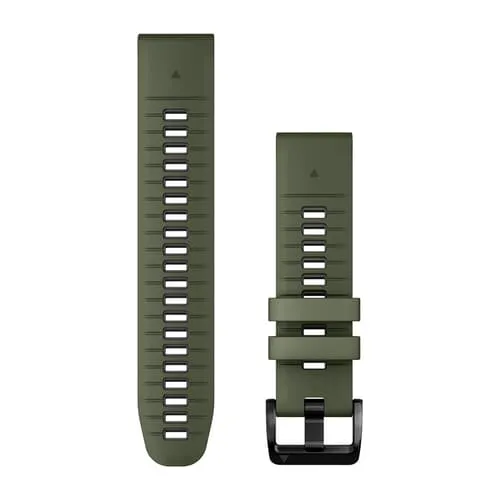 Garmin Quickfit Band Grafit, Grön Silikon