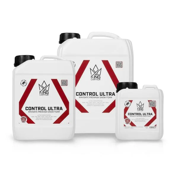 Förtvättsmedel KING CARTHUR Control Ultra - Skummande / Vaxsäkert, 2500 ml + Tappkran