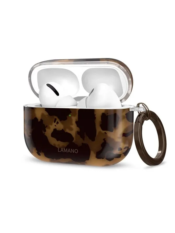 Tech-Protect Lamano Case for AirPods Pro 3 – Black & Brown