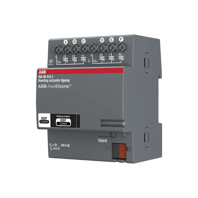 ABB free@home 2CDG510008R0011 Värmeaktor för KNX 6-kanal