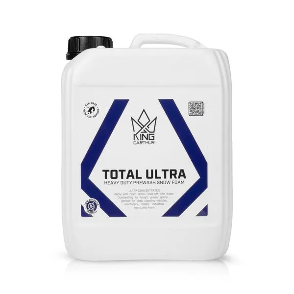 Förtvättsmedel KING CARTHUR Total Ultra - Skummande / Vaxlösande, 5000 ml