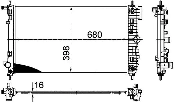Kylare MAHLE CR 1098 000P