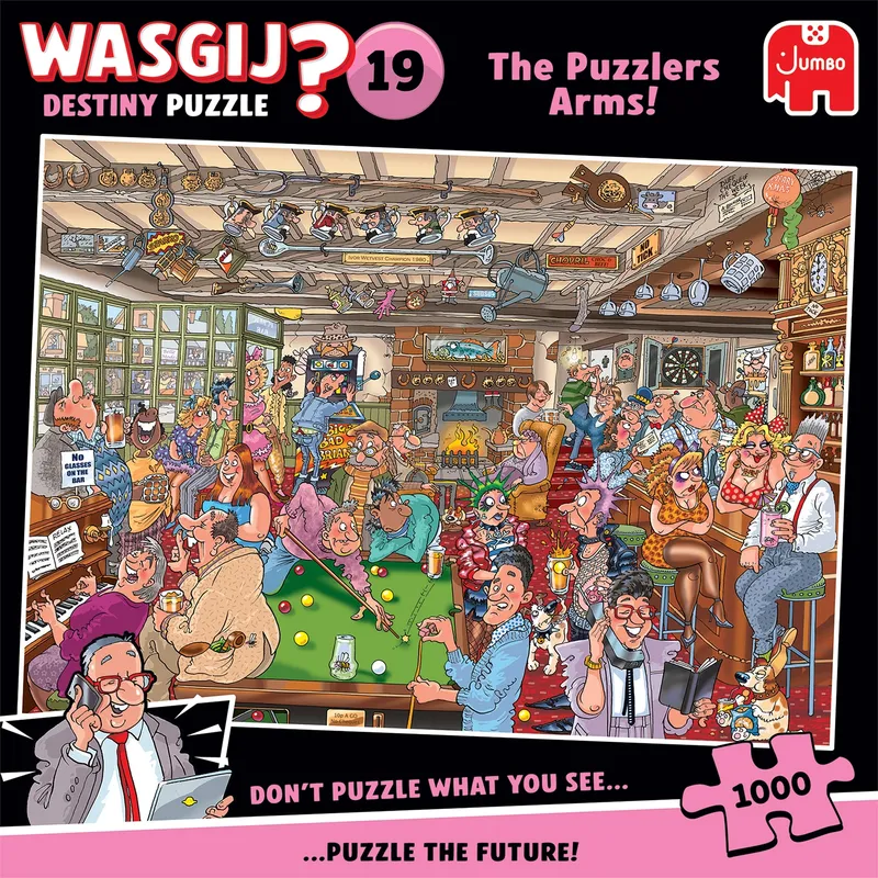 Pussel – Wasgij Dest 19, The Puzzlers Arms! 1000 bitar