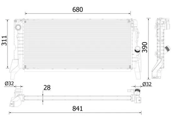 Kylare MAHLE CR 2312 000P