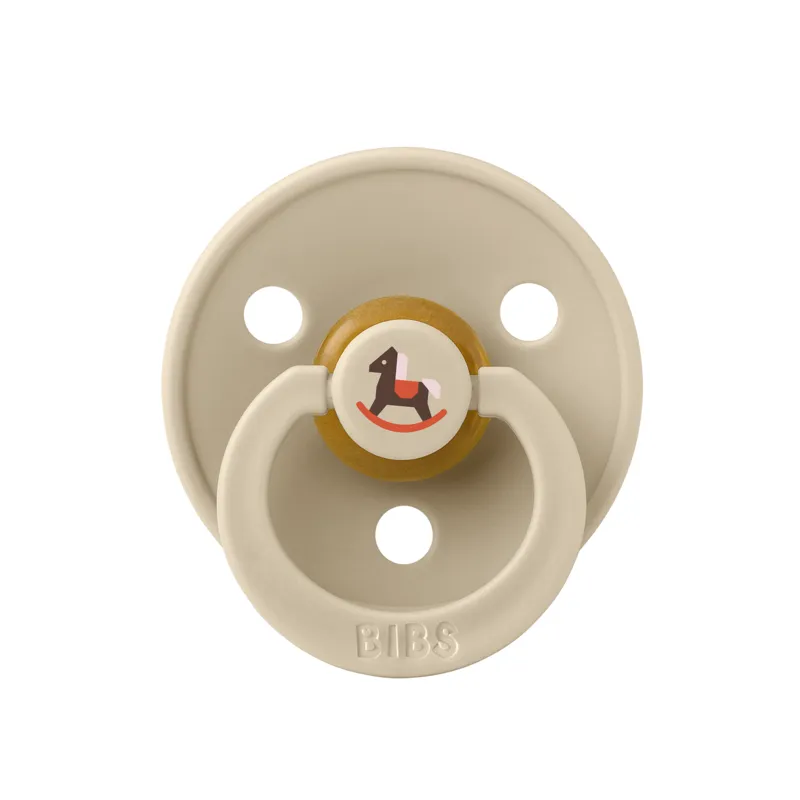 BIBS Colour Napp Holiday Horse Latex Stl 1, Vanilla
