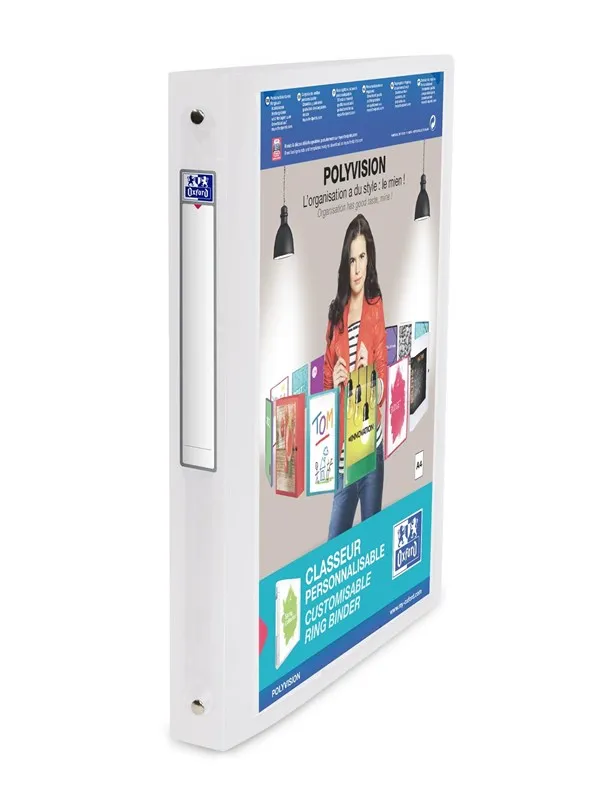 Ringbindare Elba Polyvision 20mm A4 transparent insats (st.)