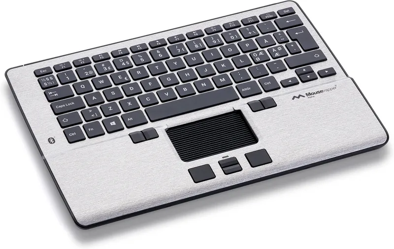 Mousetrapper Alpha - Tangentbord - Nordisk - Silver