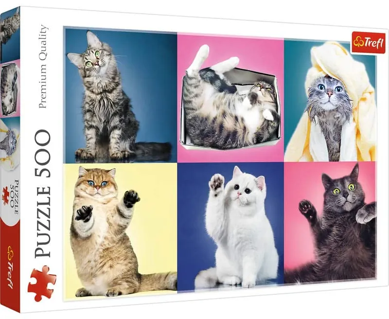Pussel – Kattungar 500 Bitar