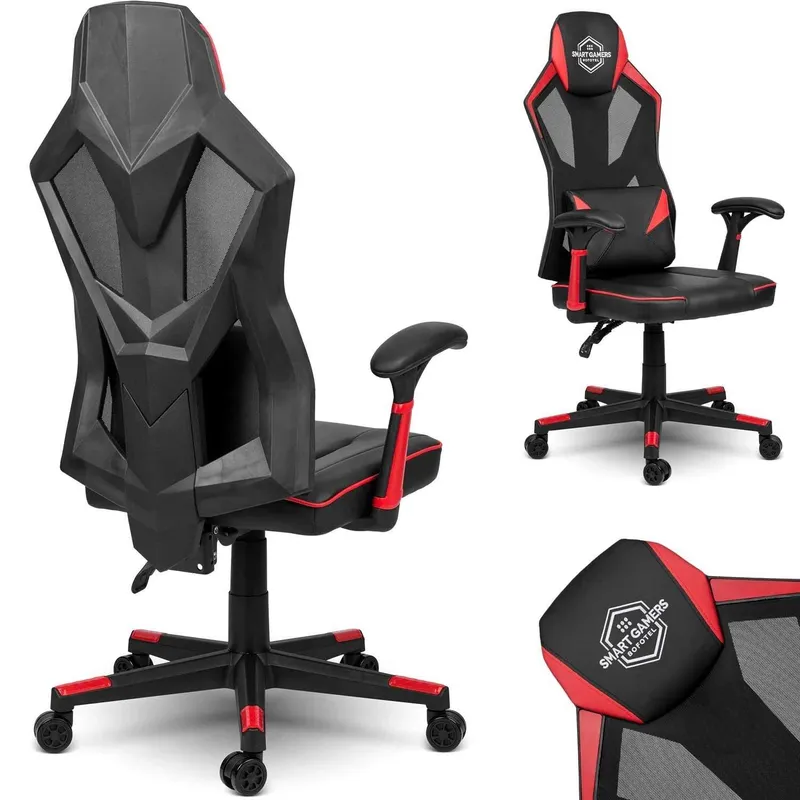Gamingstol Shiro Svart/Röd
