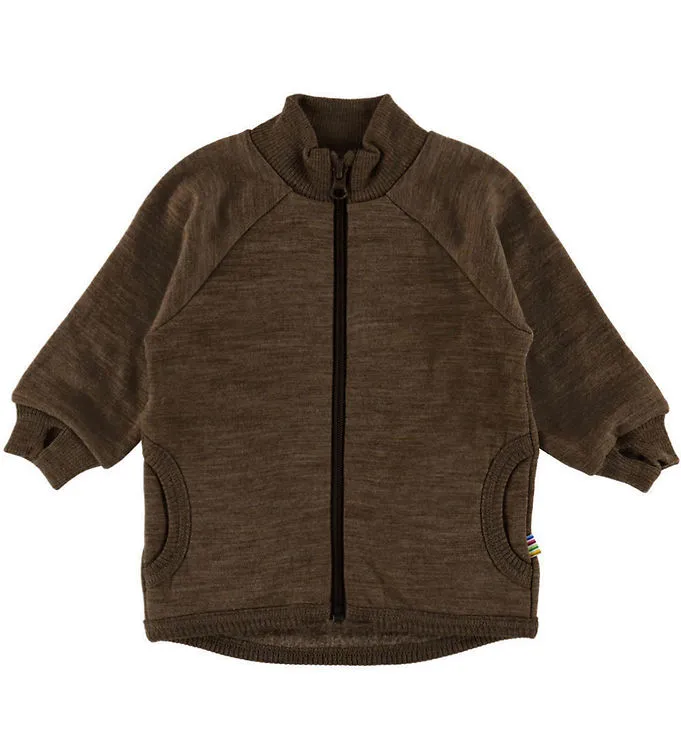 Joha Cardigan - Ull - Mörkbrun