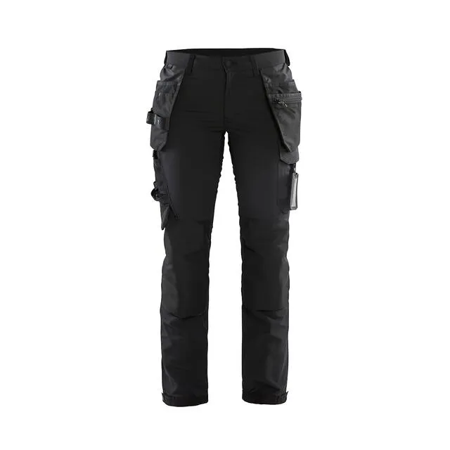 HANTVERKSBYXA 7192 1645 4-VÄGS STRETCH DAM SVART/MÖRKGRÅ C32 | Beijerbygg Byggmaterial