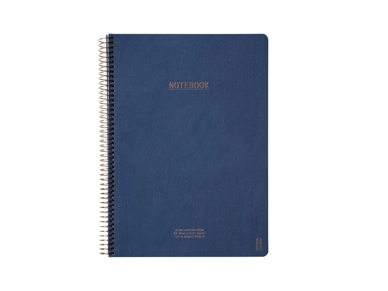 Anteckningsbok A4 Premium Navy KOZO