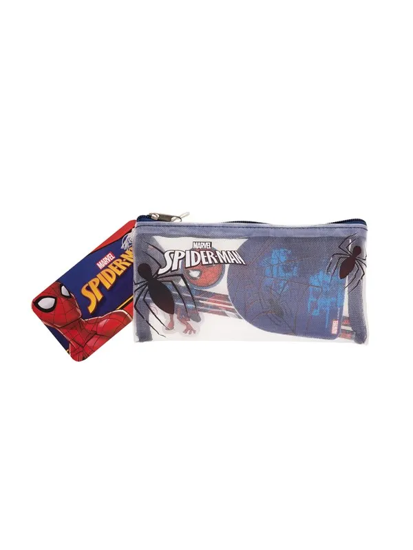 Marvel Spider-Man Pennfack med Skrivset, Blå