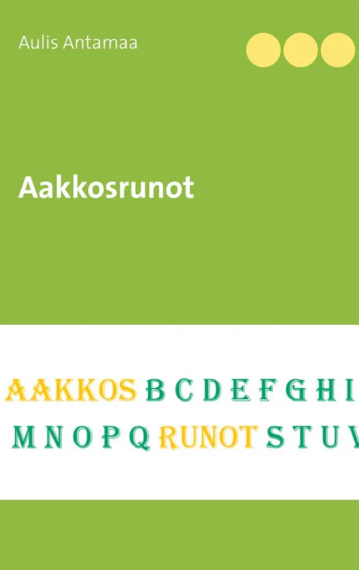 Aakkosrunot, E-bok