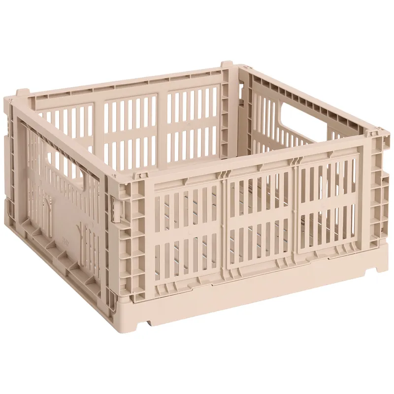 HAY Colour Crate Medium Square förvaringslåda, powder