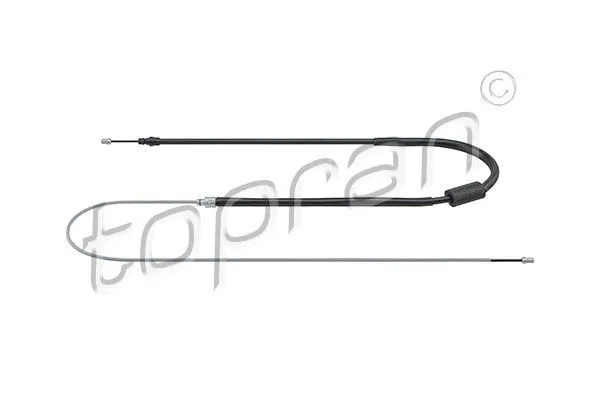 Handbromsvajer TOPRAN 700 925