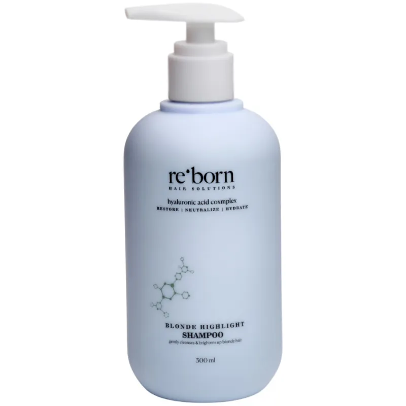 Re-Born Hair Solution Re-Born Hairsolutions Blonde Highlight Shampoo 300 ml