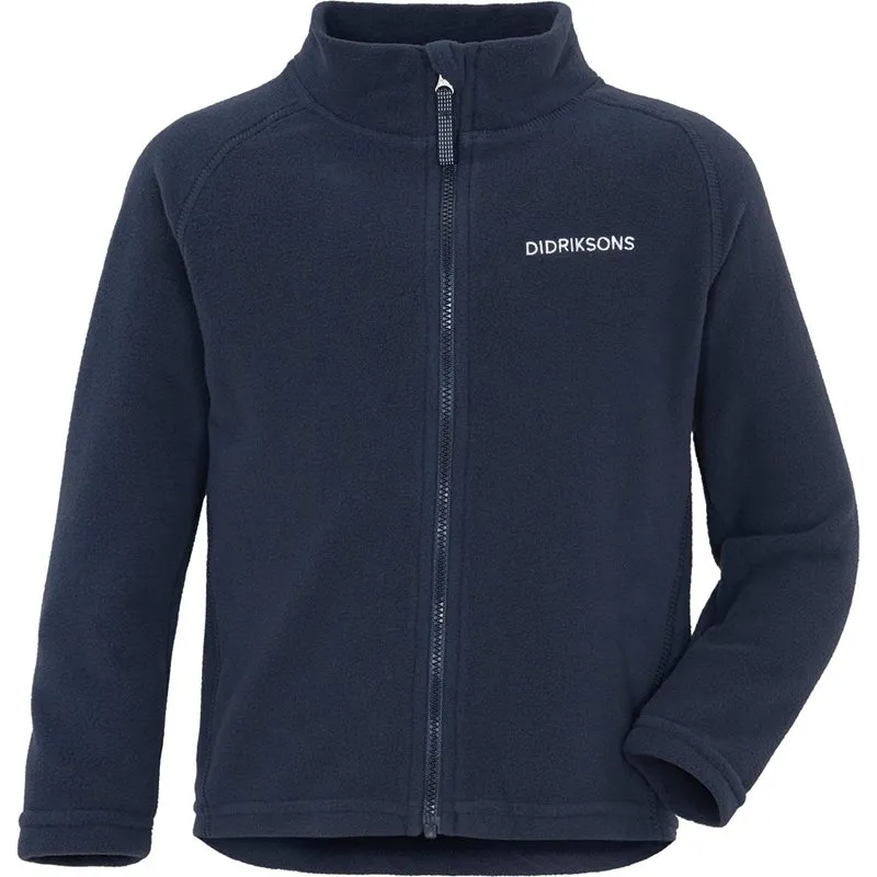 Didriksons Kids’ Monte Full Zip 10 Navy