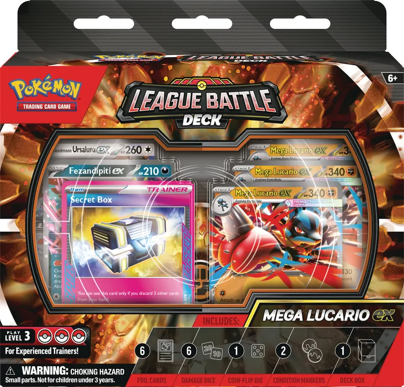 Pokemon TCG Mega Lucario ex League Battle Deck