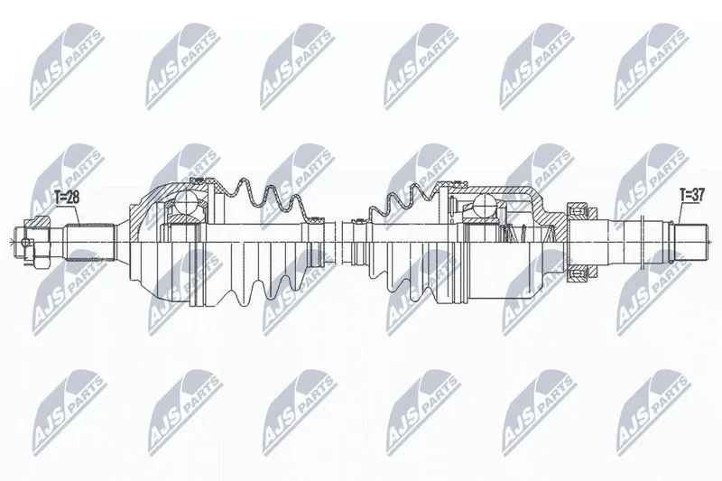 Drivaxel NTY NPW-PE-091