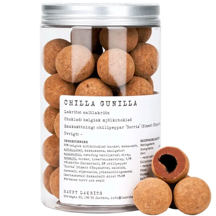 Haupt lakrits Chilla Gunilla saltlakrits 250 g