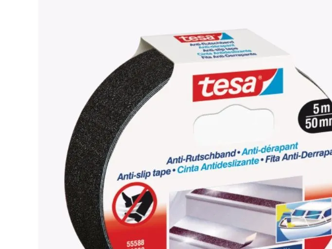 HALKSKYDDSTEJP 55588 TESA SVART 5MX50MM | Beijerbygg Byggmaterial