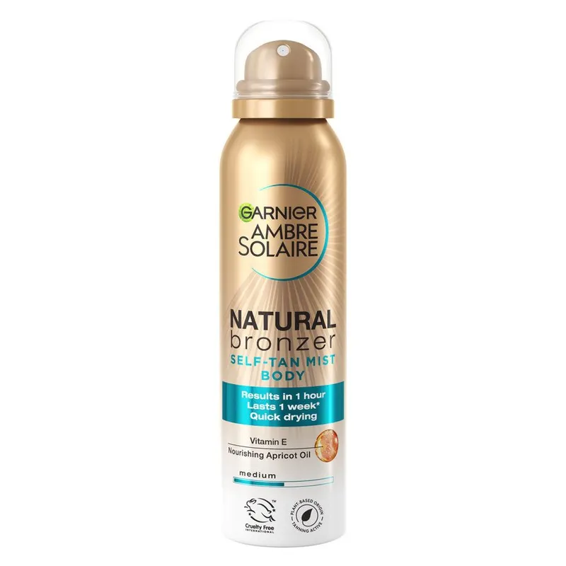 Garnier Ambre Solaire Natural Bronzer Self-Tan Mist Body for Normal Skin 150 ml