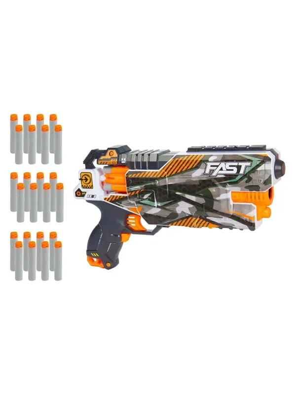 Toi-Toys - Foam Strikex Electric Shooting Gun Shockwave with 24 Foam Arrows